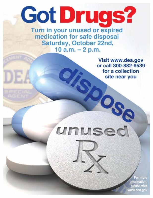 Drug take back event
